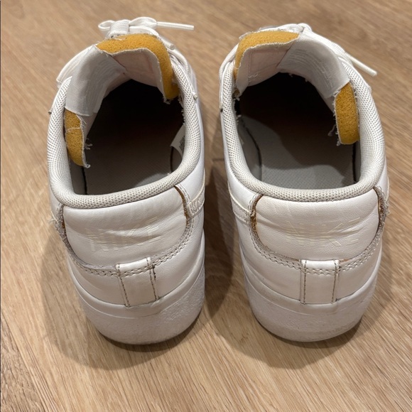 Nike Blazer Platform Low - All White Leather - Picture 6 of 8